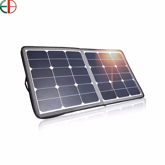TUV, CE, SGS 144 Half Cell Poly PV Fold Módulo policristalino monocristalino negro flexible Monopanel de energía solar fotovoltaica con 20 años de garantía