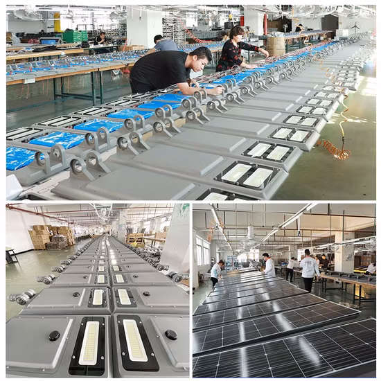 Fabricante de Shenzhen, precio al por mayor, 12-200 vatios, larga vida útil, lámpara de jardín de carretera de alto brillo, módulo LED inteligente, farola Solar